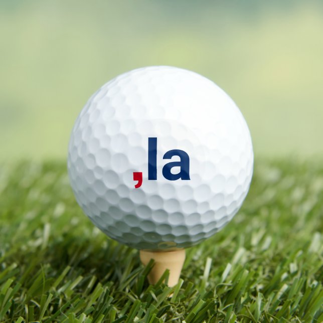 Komma La kamala lustige Aussprache patriotisch Golfball (Insitu T-Shirt)