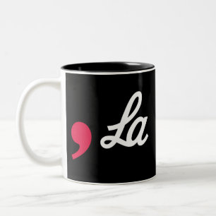 Komma La Lustige Zeichensetzung Kamala Harris Zweifarbige Tasse