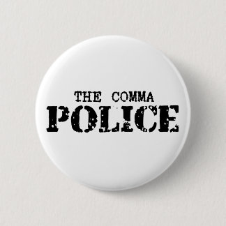 Komma-Polizei knöpft Button