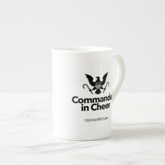"Kommandant im Beifall" Knochen-China-Tasse Prozellantasse