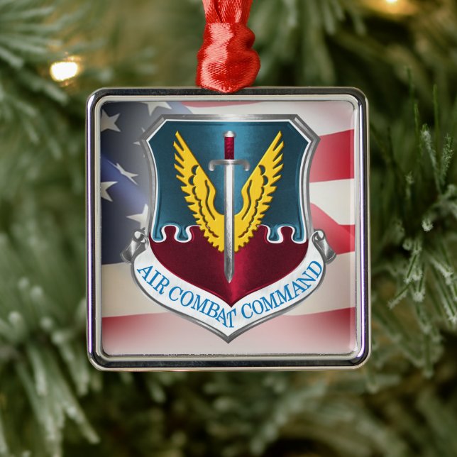 Kommando der Luftstreitkräfte - "ACC" Weihnachten Ornament Aus Metall (Baum)
