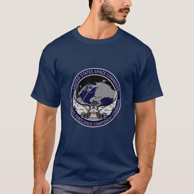 Kommando über die kombinierte Kraft-Raumkomponente T-Shirt (Vorderseite)