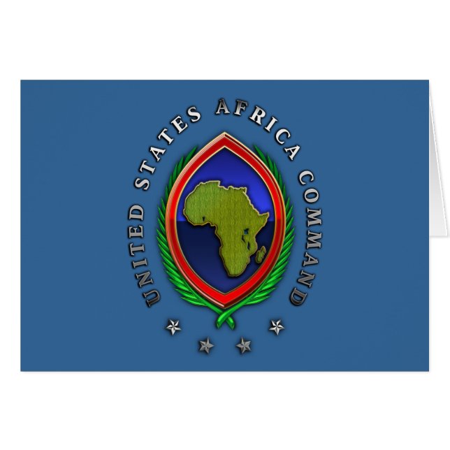 Kommandozentrale der Vereinten Staaten für Afrika (Vorderseite (Horizontal))
