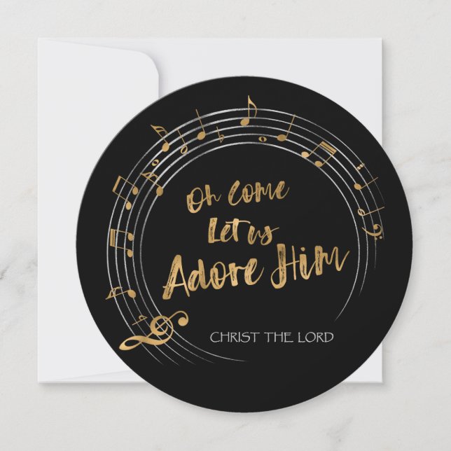 KOMMEN LASS US ADORE IHM Weihnachten Hymne Persona (Vorderseite)