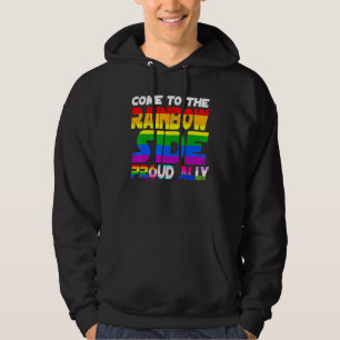 Kommen Sie auf die Regenbogenseite mit Stolz auf d Hoodie