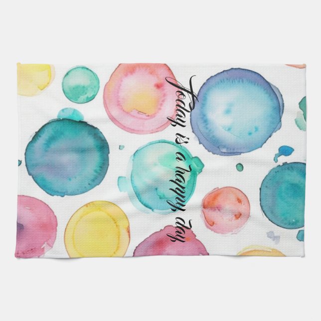 Kommen Sie den hübschen Farben nicht voraus Geschirrtuch (Horizontal)