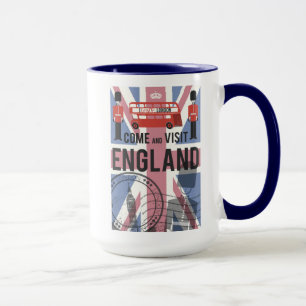 Kommen Sie England besichtigen Tasse