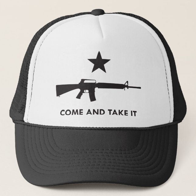 Kommen Sie es nehmen! (AR15) Truckerkappe (Vorderseite)