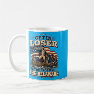 Kommen Sie herein, wir überqueren den Delaware, lu Kaffeetasse
