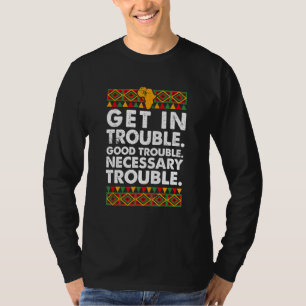Kommen Sie in das nötige Trouble Stolanin Afrika T-Shirt