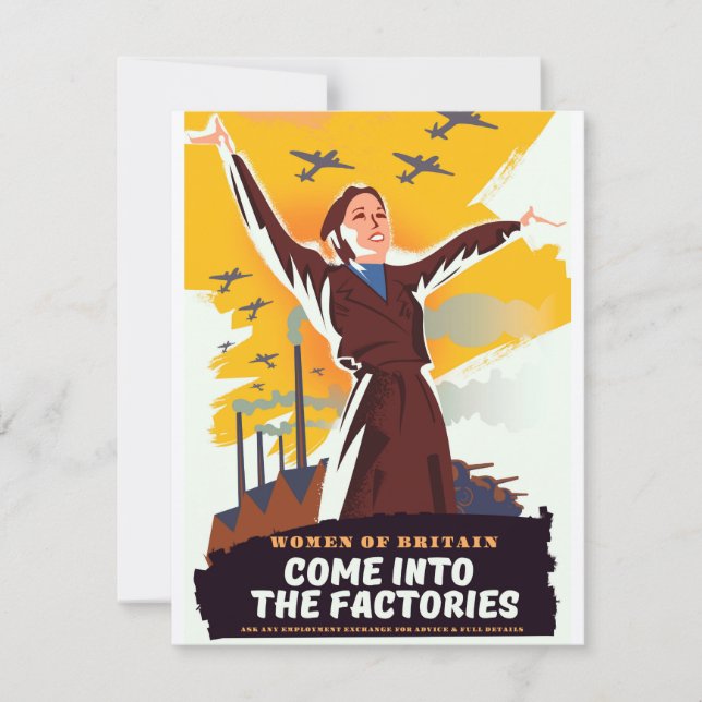 Kommen Sie in die Fabriken (Vorderseite)