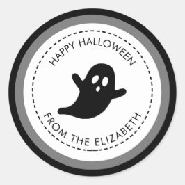 Kommen Sie ins Halloween Runder Aufkleber