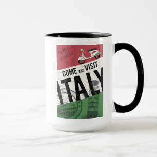 Kommen Sie Italien besichtigen Tasse
