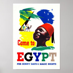Kommen Sie nach Ägypten Poster