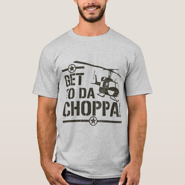 Kommen Sie nach DA Vintager Choppa T-Shirt (Vorderseite)