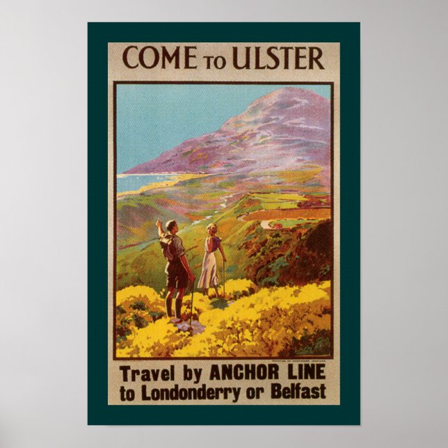 Kommen Sie nach Ulster (Grenze) Poster (Vorne)