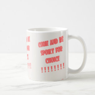 Kommen Sie und lassen Sie sich verwöhnen für eine  Kaffeetasse