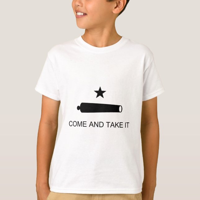 Kommen Sie und nehmen Sie die Texas-Flagge T-Shirt (Vorderseite)