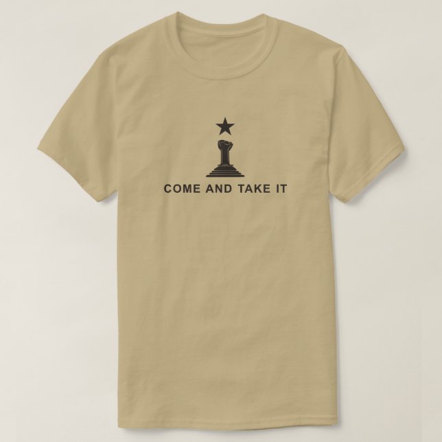Kommen Sie und nehmen Sie es Pilot sidestick T - S T-Shirt (Design vorne)