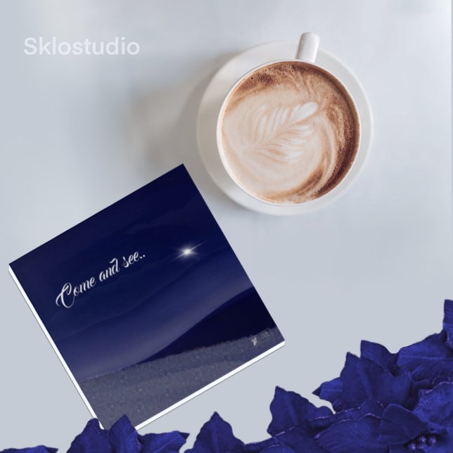 Kommen Sie und sehen Sie Weihnachten Keramik Tile Fliese (Von Creator hochgeladen)