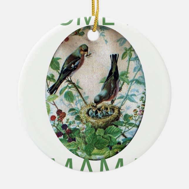 Kommen Sie zu Mama.png Keramik Ornament (Vorne)