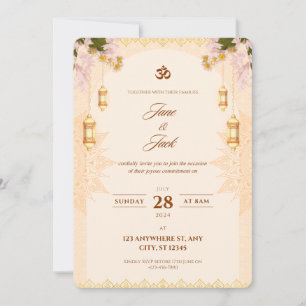 Kommen Sie zu uns - Einladung Hochzeit
