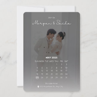 Kommen Sie zu uns - Einladung Hochzeit