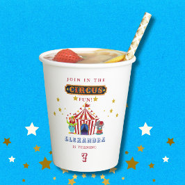 Kommen Sie zum Geburtstag zum Roten Karneval Pappbecher