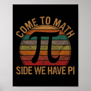Kommen Sie zur Mathe-Seite, wir haben Pi-Geschenk Poster