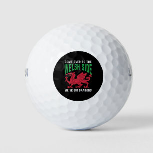 Kommen Sie zur walisischen Seite, wo wir Drachen G Golfball