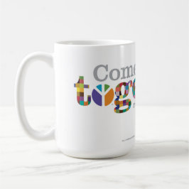 Kommen Sie zusammen, gerade jetzt über Frieden. > Kaffeetasse