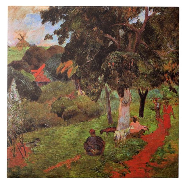 Kommen und gehen, Martinique Fliese (Vorderseite)