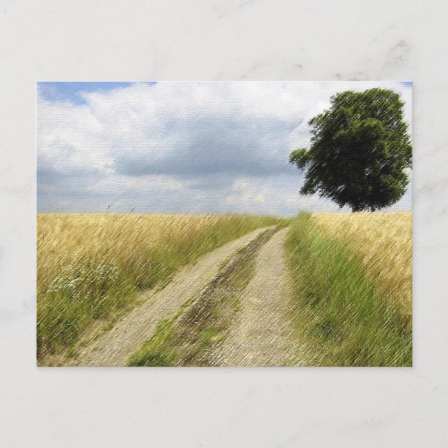 kommende Postkarte (Vorderseite)