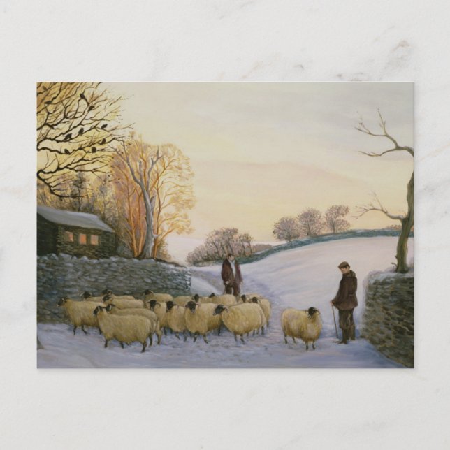 kommende Zuhause Postkarte (Vorderseite)