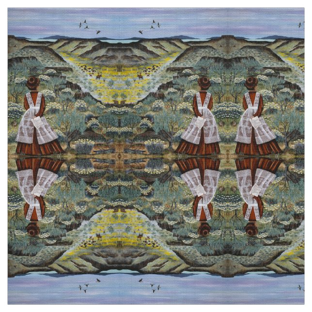 kommende Zuhause Stoff (Muster)