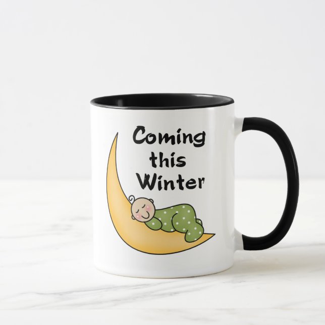 Kommendes Baby dieser Winter Tasse (Rechts)