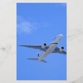 Kommerzieller Airliner Briefpapier