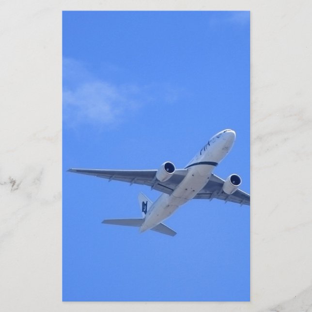 Kommerzieller Airliner Briefpapier (Vorderseite)