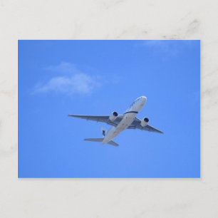 Kommerzieller Airliner Postkarte