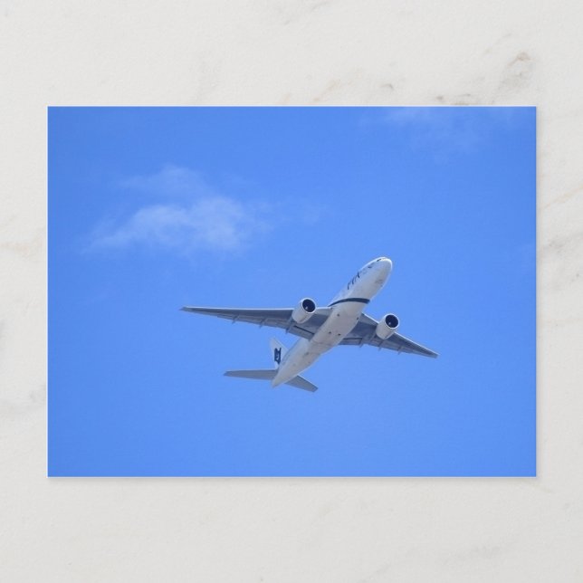 Kommerzieller Airliner Postkarte (Vorderseite)