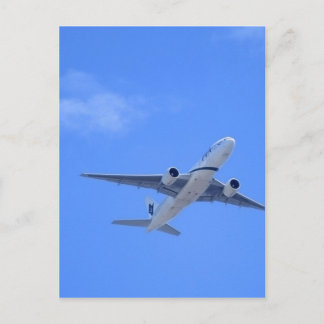 Kommerzieller Airliner Postkarte