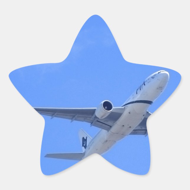 Kommerzieller Airliner Stern-Aufkleber (Vorderseite)
