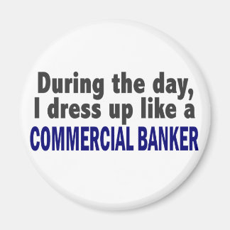 Kommerzieller Banker am Tag Magnet