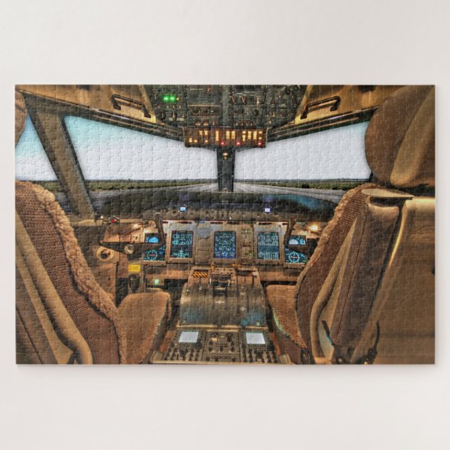 Kommerzieller Cockpit-Hintergrund (Horizontal)