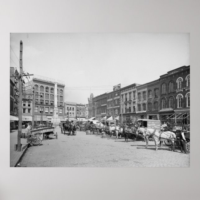 Kommerzieller Ort Poster (Vorne)