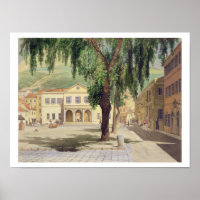 Kommerzieller Platz, die Kommerzielle Bibliothek u
