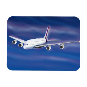 Kommerzielles Doppeldeckerflugzeug Magnet