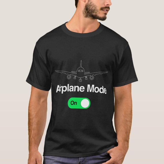 Kommerzielles Flugzeug für den Flugzeugmodus — Ges T-Shirt (Vorderseite)