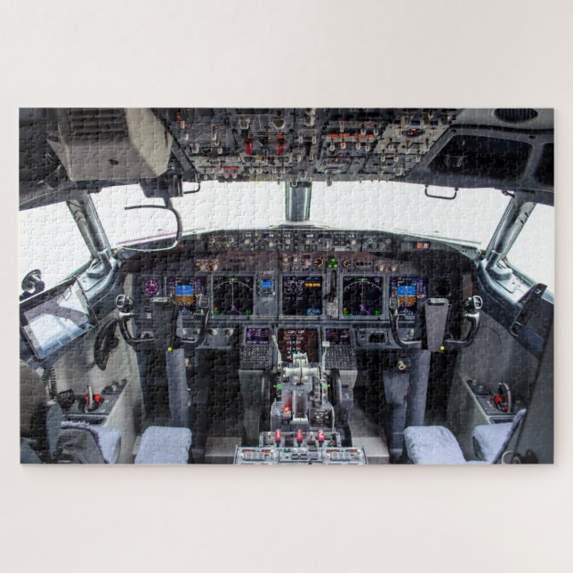Kommerzielles Jet Aircraft Cockpit-Interieur (Horizontal)