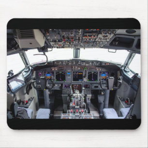 Kommerzielles Jet Cockpit Mousepad